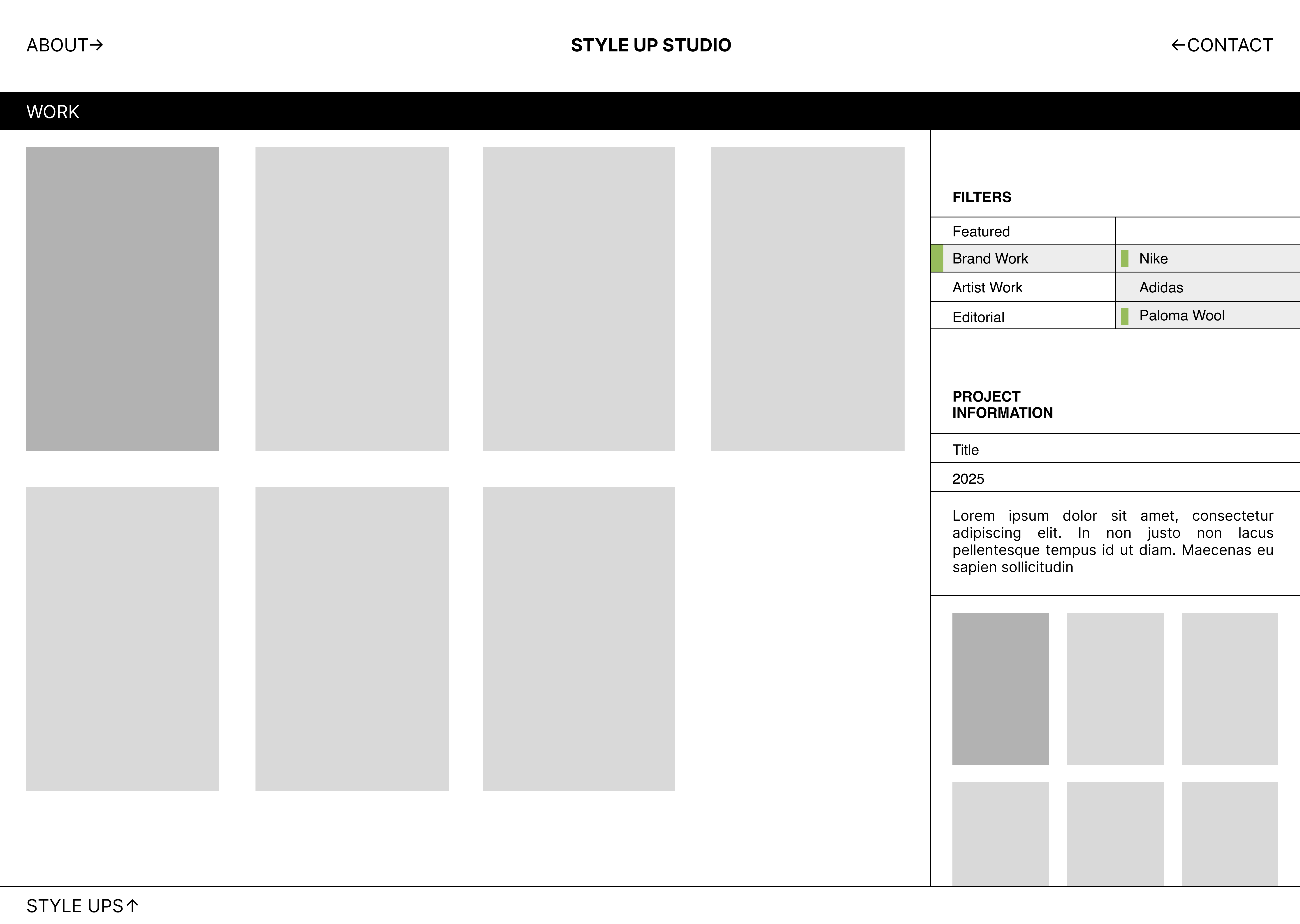 1Filter Sub Selection